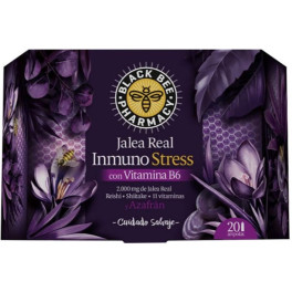 Black Bee Inmuno Stress Estuche 20 Vial Negro-lila