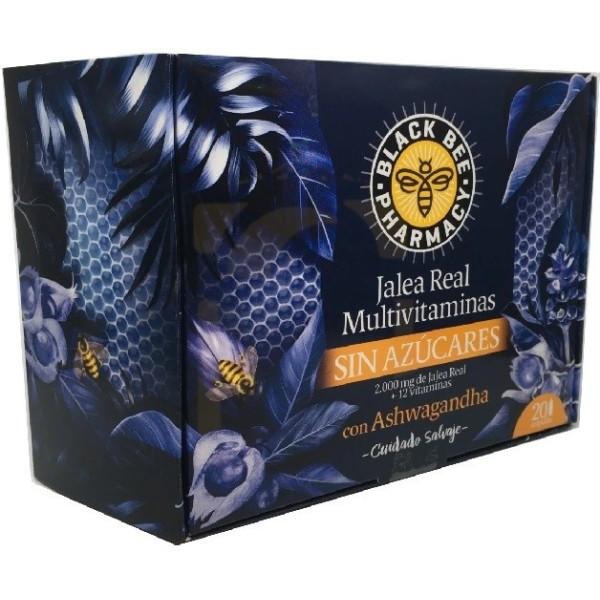 Black Bee Royal Jelly Multivitaminas Sem Açúcar 20 Amp