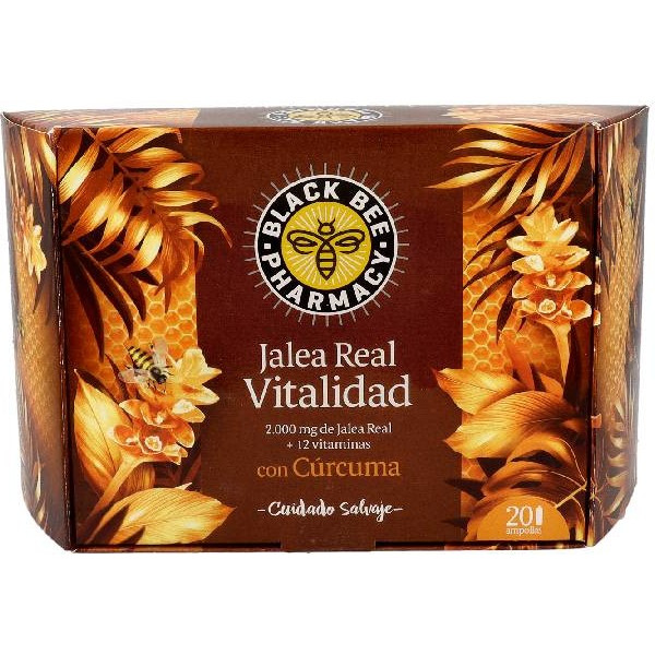 Black Bee Vitality Estojo 20 Frascos Castanho-laranja