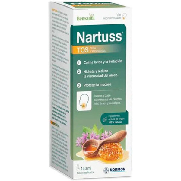 Bensania Nartuss Droge en productieve hoest 140 Ml