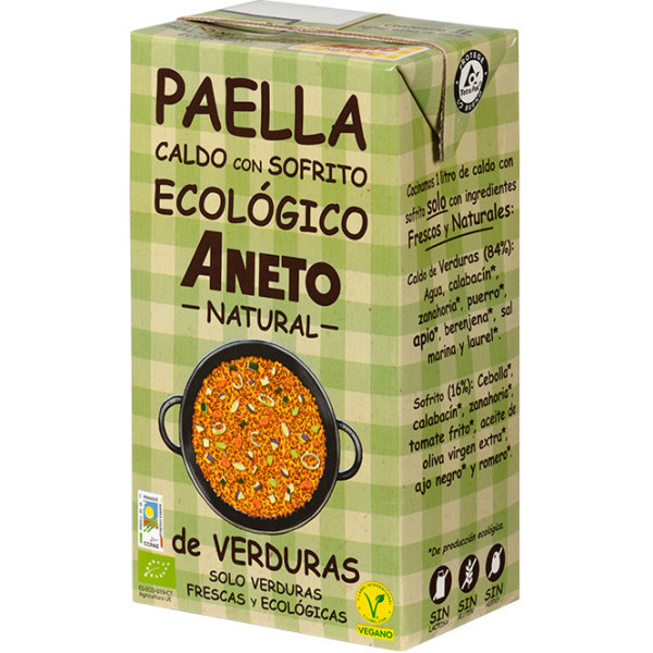 Aneto Gemüse-Paella-Brühe mit Sofrito 1 L Eco