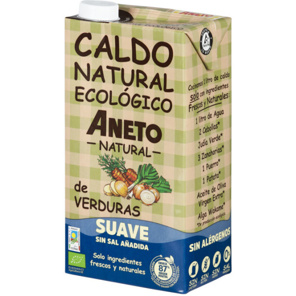 Caldo de Legumes Suave Aneto 1 L Eco