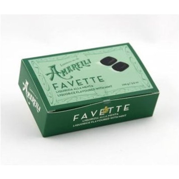 Amarelli Green Favette Menta 12 Uds X 100 Gr