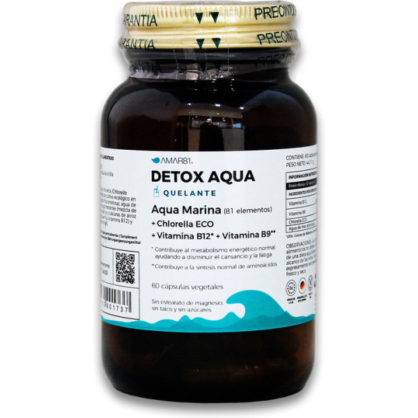 Amar 81 Amar81 Detox Aqua 60 Cápsulas