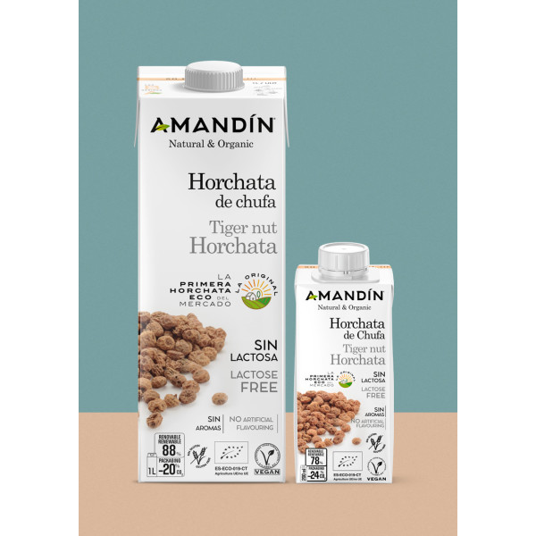 Amandin Horchata De Chufa 6 eenheden X 1 L Bio Sg Veganistisch