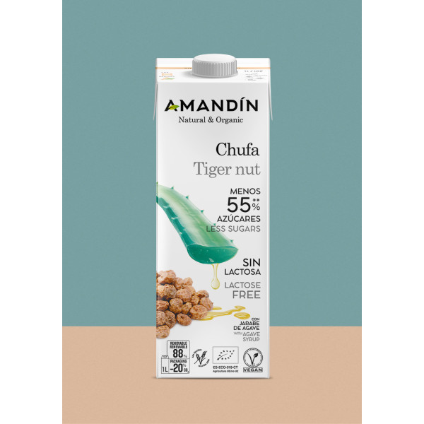 Amandin Bebida De Chufa 6 Uds X 1 L Bio