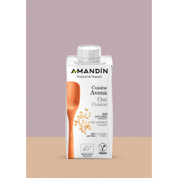 Amandin Cuisine Crema Di Farina D'avena 24 Unità X 200 Ml