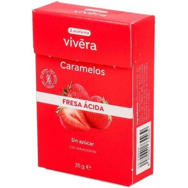 Acofar Fraise Caram sans sucre 35 Gr