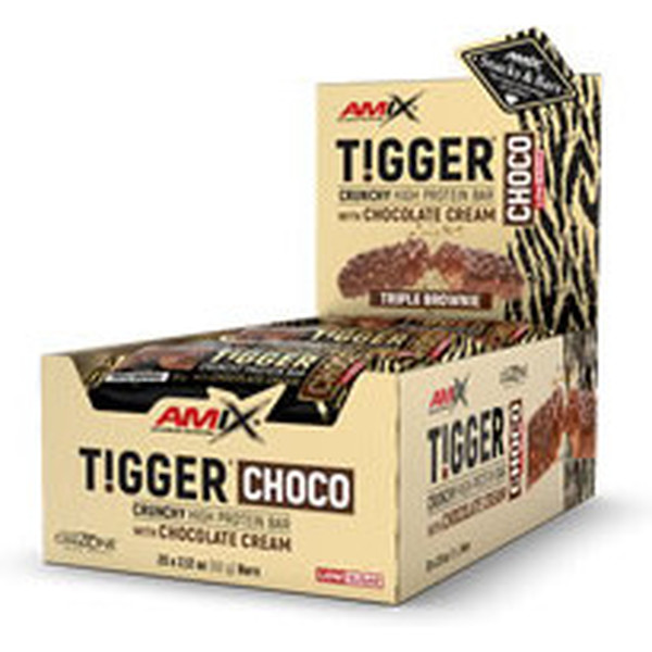 Amix Barra De Proteína Crocante Tigger 20 Barras X 60 Gr