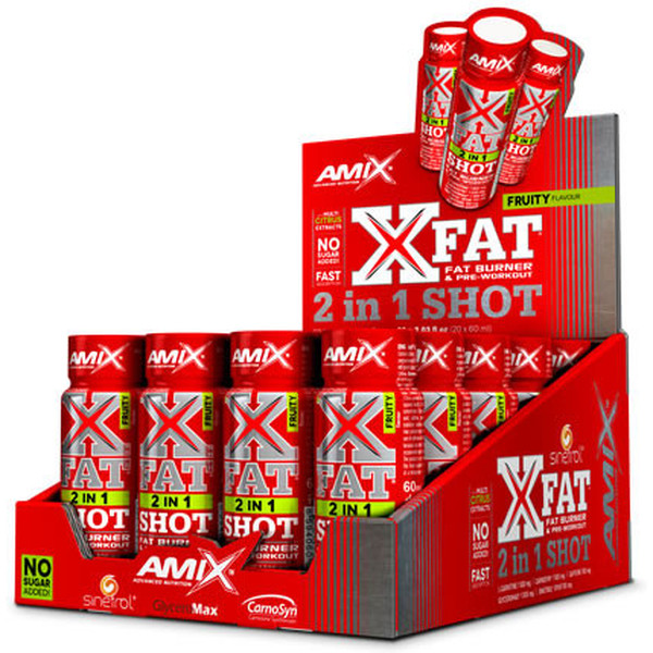 Amix X-fat 2 In 1 Shot 20 X 60 Ml