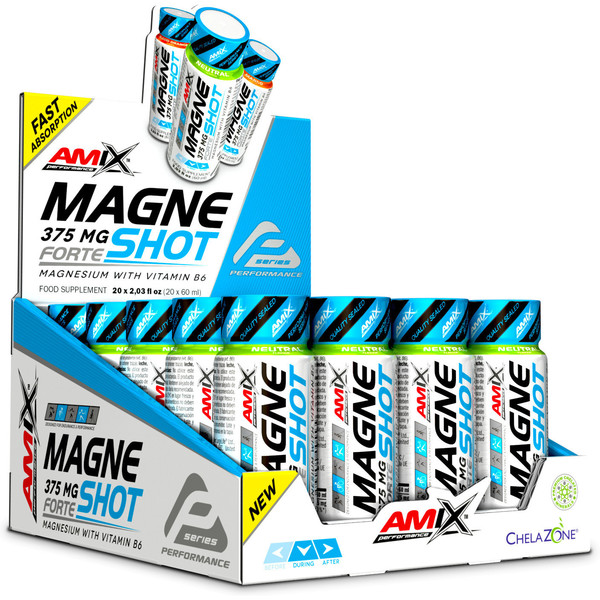 Amix Performance Magneshot Forte 375 Mg 20 X 60 Ml