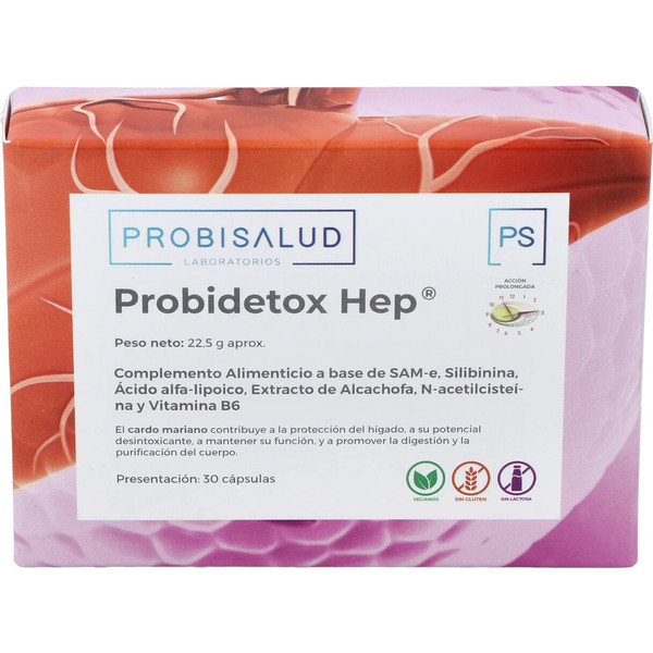 Probisalud Probidetox Hep 30 Cápsulas