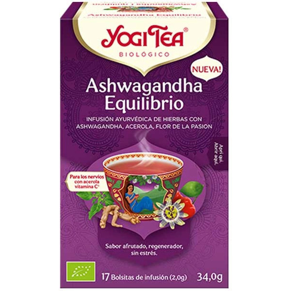 Yogi Tea Ashwagandha Équilibre 17 Infusions