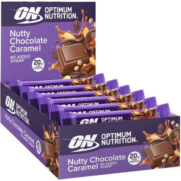 Optimum Nutrition Crunch Bar 10 Barritas X 65 Gr