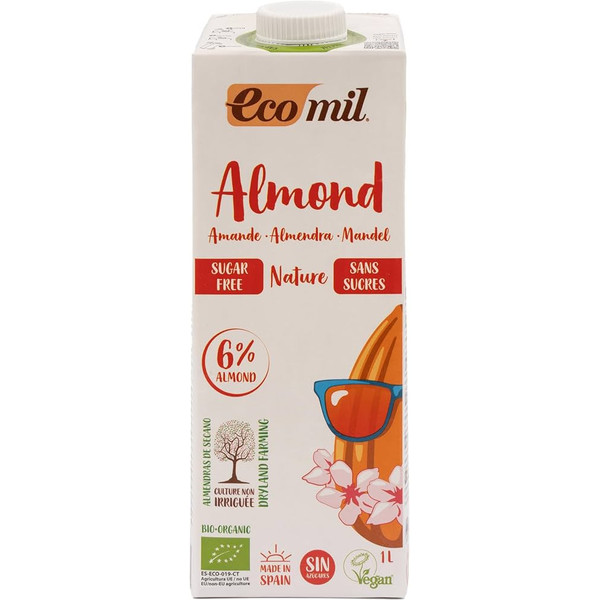 Ecomil Nature Amandeldrank 6 eenheden X 1 Lt