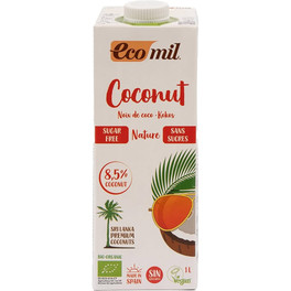 Ecomil Bebida De Coco Nature 6 Uds X 1 Lt