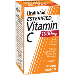 Health Aid Esterified Vitamina C 1000mg 30 Comp Vegan