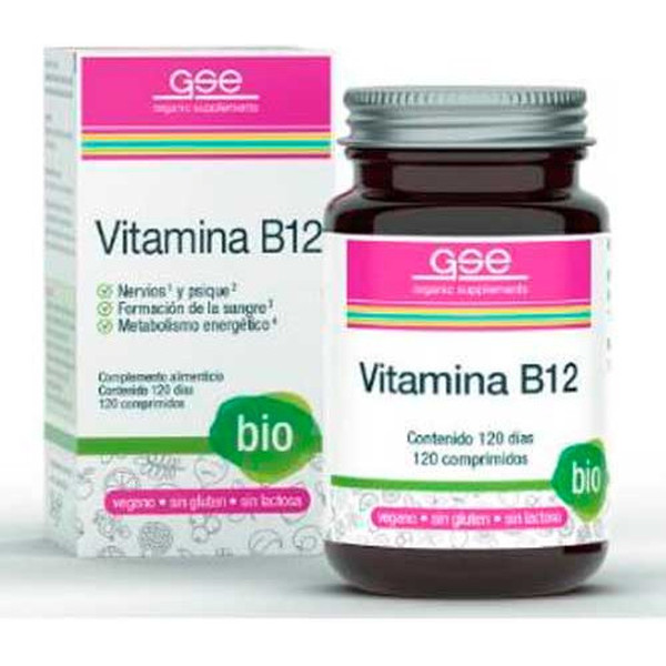 Gse Vitamin B12 120 Comp Bio Vegan