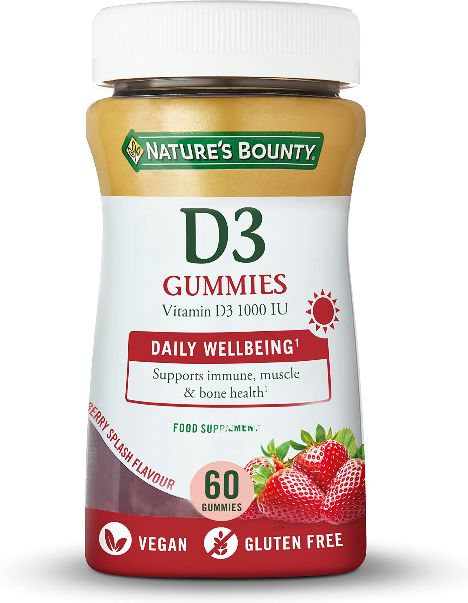 Nature's Bounty Nature's Bounty Vitamin D3 60 Gummibärchen