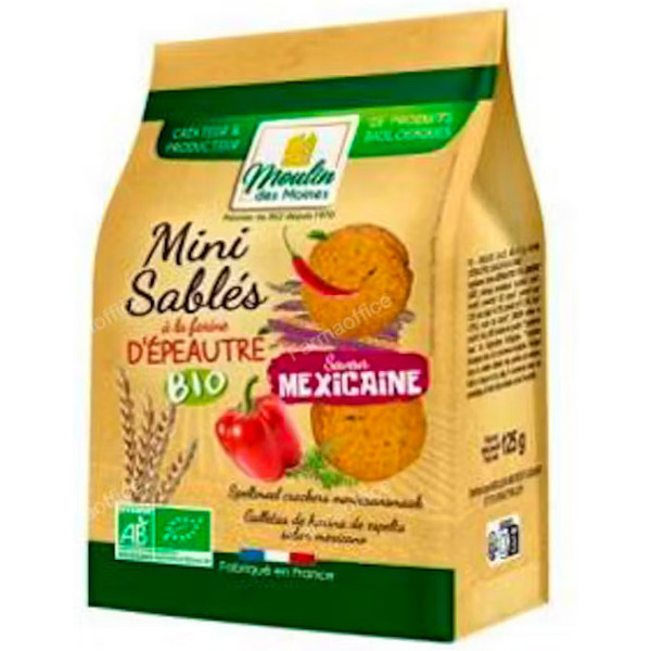 Moulin Des Moines Galletas Saladas Sabor A Mexico 125 Gr