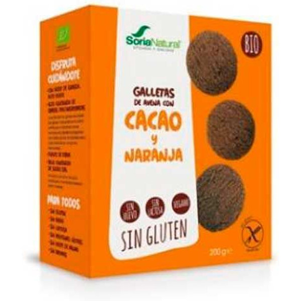 Soria Natural Galletas De Avena Con Cacao-naranja 200 Gr Bio Sg