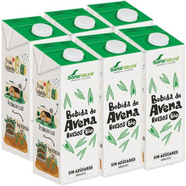 Soria Natural Bebida De Avena Huesos Sin Azucar Añadido 6 Uds X 1 L