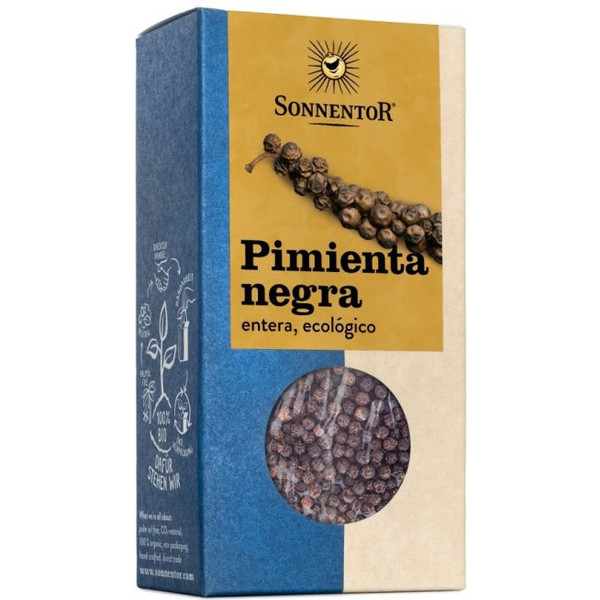 Sonnentor Pimienta Negra En Grano 55 Gr Bio