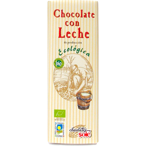 Chocolates Solé Chocolatinas Chocolate Con Leche 30uds Bio Sg