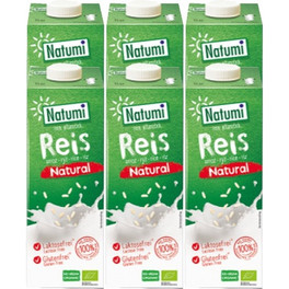 Natumi Bebida Vegetal De Arroz 6 Uds X 1 L