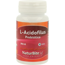 Naturbite L-acidophilus 500millones Cfu 60 Comp