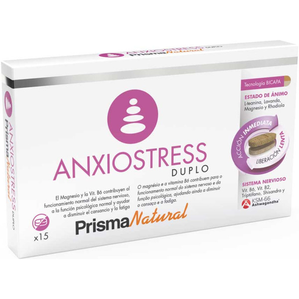 Prisma Natural Anxio-stress Duplo 15 Comp