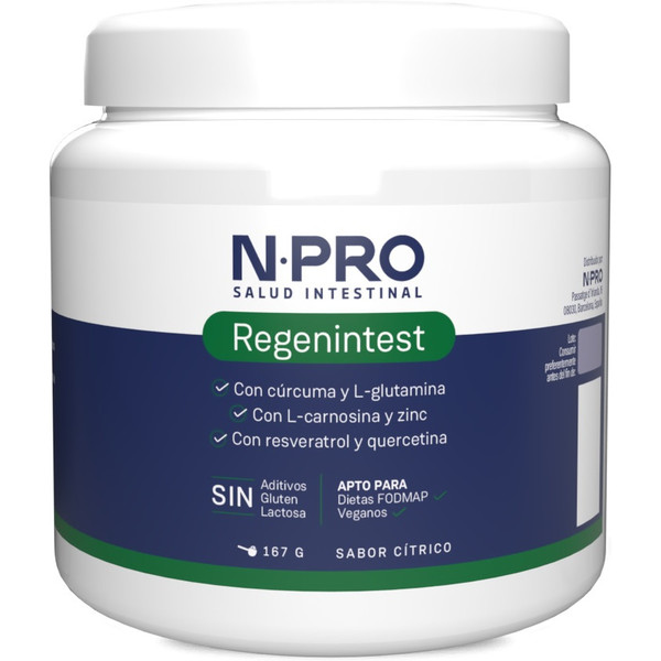 Npro Regenintest Salud Intestinal Arándano Azul 171 G De Polvo (arándanos)