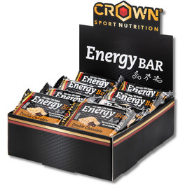 Crown Sport Nutrition Energy Bar 12 x 60g Barritas de avena energéticas para larga distancia con proteína