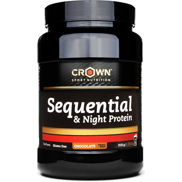 Proteína Sequencial Crown Sport Nutrition 918 g. Proteína com diferentes taxas de absorção