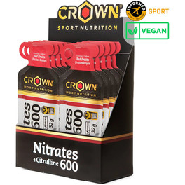 Crown Sport Nutrition Nitratos 600 + Citrulina 10 Géis X 32 Gr