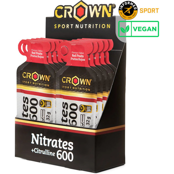 Crown Sport Nutrition Nitrates 600 + Citrulline 10 Geles X 32 Gr