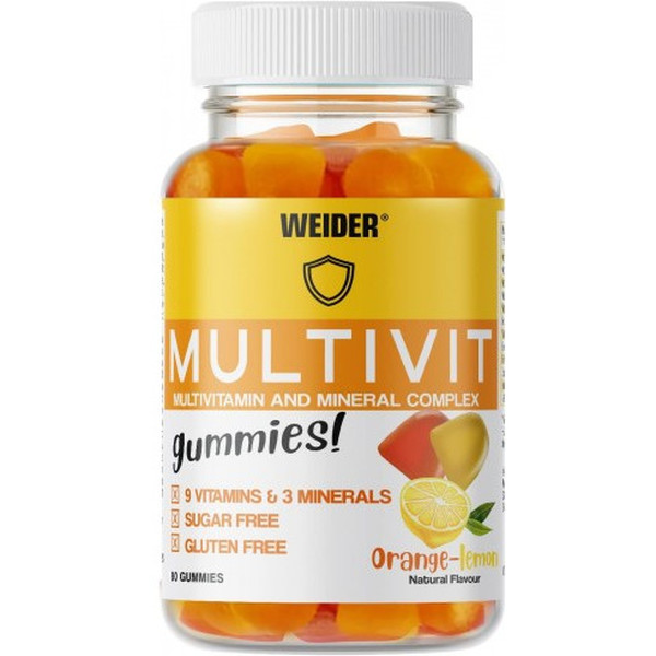 Weider Multi-up Vitaminas 80 Gominolas