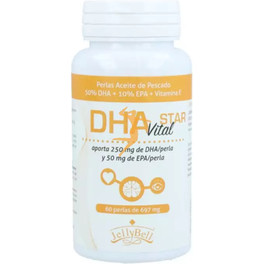 Jellybell Dha Vital 60 Perlas De 1.000 Mg