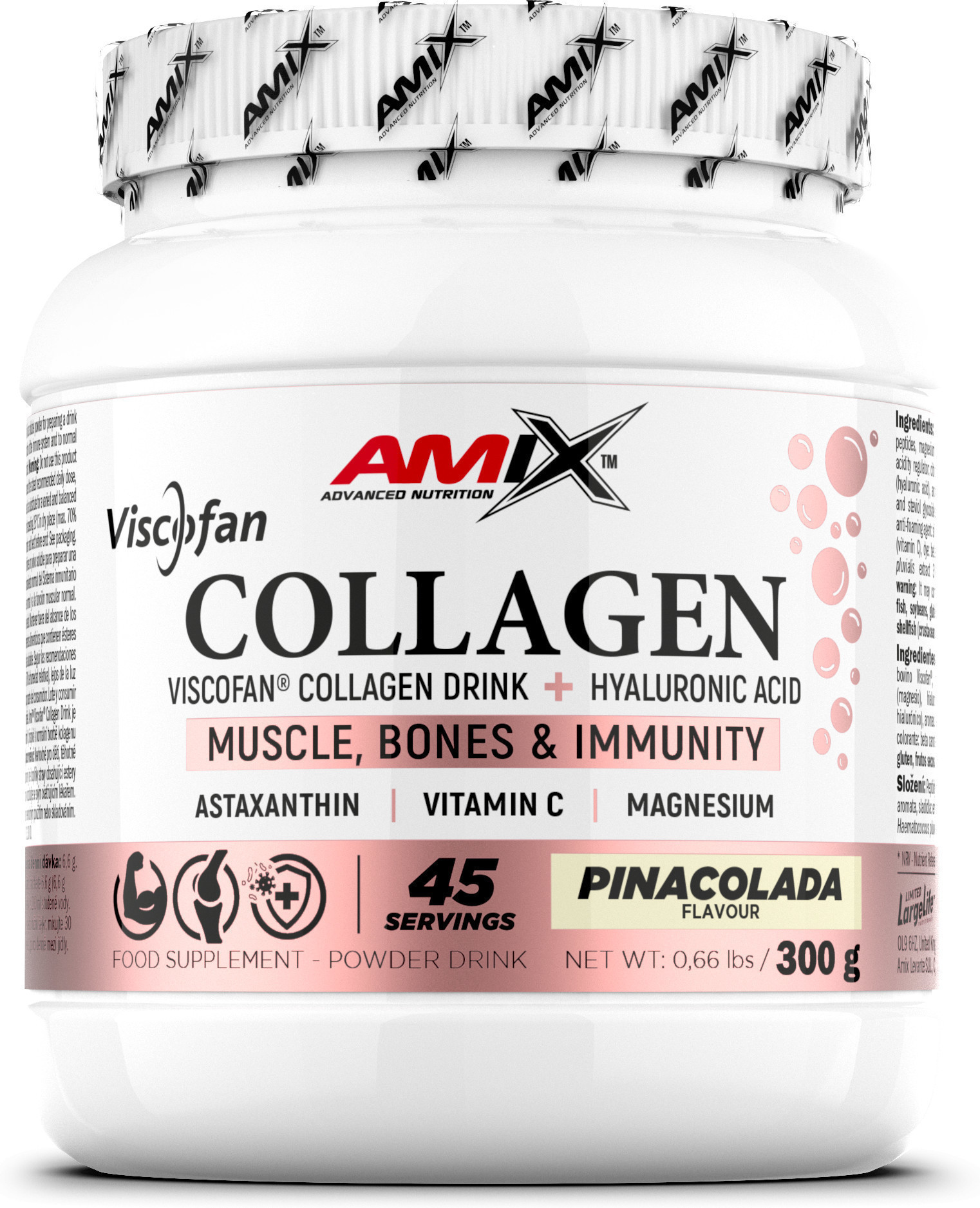 Amix Collagen Viscofan Drink 300 Gr Sabor PiñA Colada-image