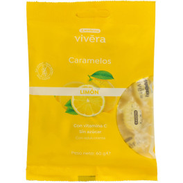 Acofar Vivera Caramelos Limón Sin Azucar 60 Gr Bolsa