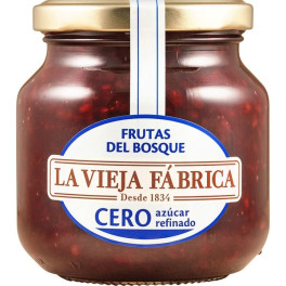 La Vieja Fabrica Mermelada De Fruta Del Bosque Cero Azucar Refinado 280 Gr