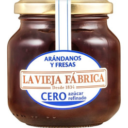 La Vieja Fabrica Mermelada De Arandano-fresa Cero Azucar Refinado 280 Gr