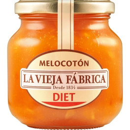 La Vieja Fabrica Confiture de Pêches Diététique avec Fructose 280 Gr