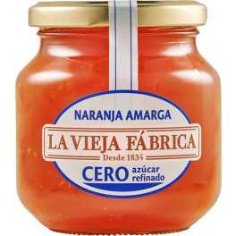 La Vieja Fabrica Bittere Sinaasappeljam Zero Geraffineerde Suiker 290 Gr