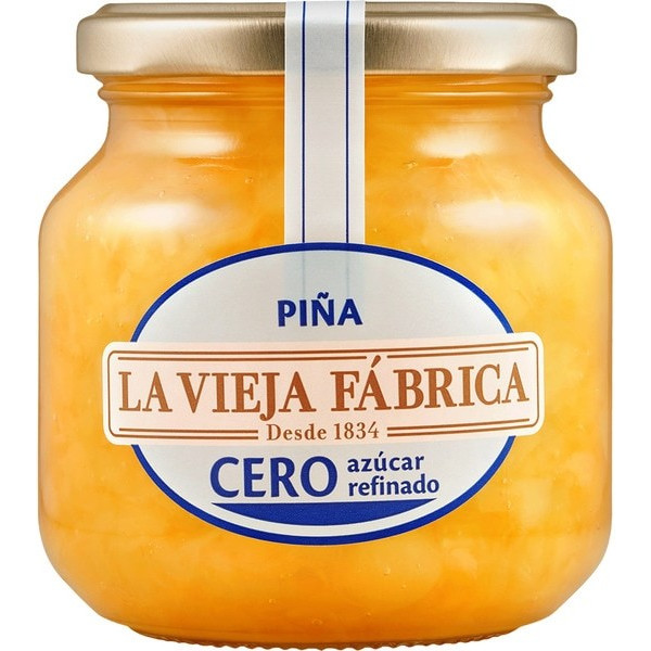 La Vieja Fabrica Mermelada De Piñ?a Cero Azucar Refinado 280 Gr