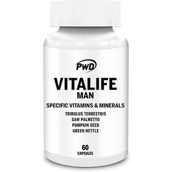 Pwd Nutrition Vitalife Man 60 Caps