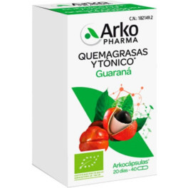 Arkopharma Arkocapsulas Guarana Bio 40 Caps