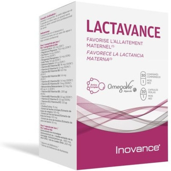 Inovance Lactavance 30 Comp + 30 Perlas