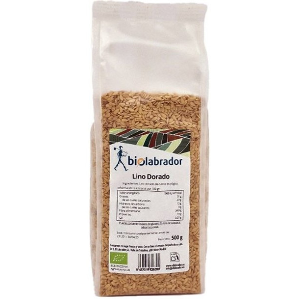 Biolabrador Semi di Lino Dorati 500 Gr