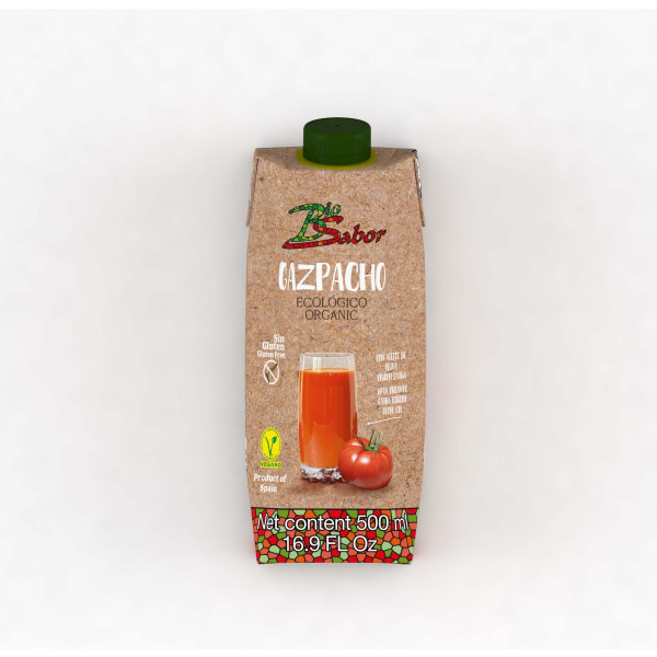 Biosabor Gaspacho Sem Glúten 500 Ml Bio Vegano